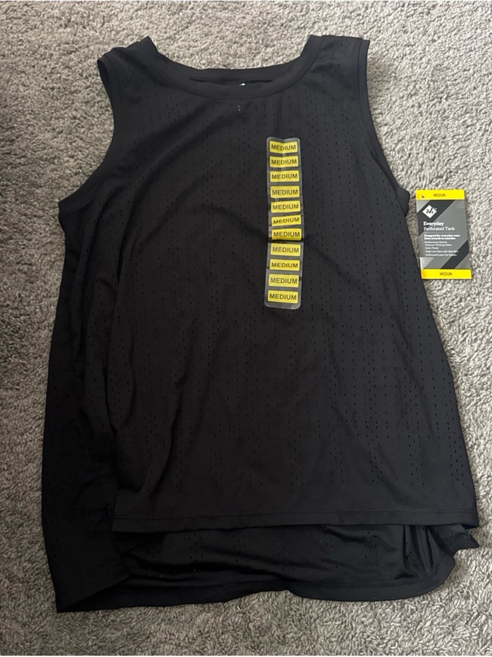 Women’s Black Performance Tank Top - Medium